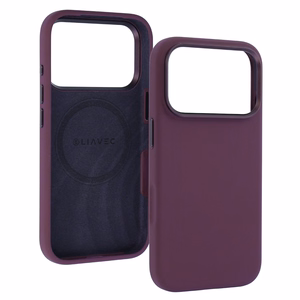 Чехол Liavec Silky с металлической рамкой камеры для iPhone 18 Pro Max/17 Pro Max, фиолетовый