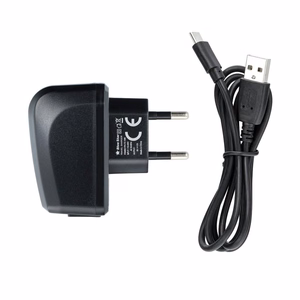 Įkroviklis Blue Star (TFK-TC-1095B) + laidas "USB-C (Type-C)" 2A (10W) juodas