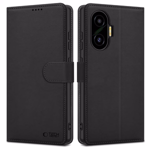 Tech-Protect dėklas telefonui su pinigine Xiaomi Poco F7 5G - juodas