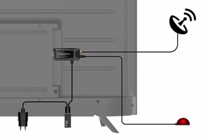 Mini DVB-T2 HEVC H.265 imtuvas su HDMI jungtimi