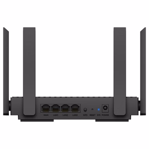 Cudy WR1500 belaidis maršrutizatorius Gigabit Ethernet dviejų dažnių (2.4 GHz / 5 GHz) juodas