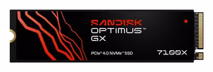 SSD SanDisk Optimus GX 7100X, 2 ТБ, M.2, PCI Express 4.0, NVMe, TLC 3D NAND
