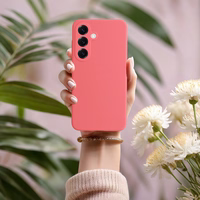 MagColor Pure dėklas telefonui Samsung Galaxy S25 Edge raudonas