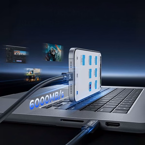 "Orico" USB4 Thunderbolt5 kabelis 80Gbps 240W USB-C į USB-C 2 m - juodas