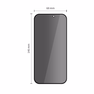 Tech-Protect Quick Set Spy+ Privatumo stiklas 2-jų rinkinys iPhone 16 Pro