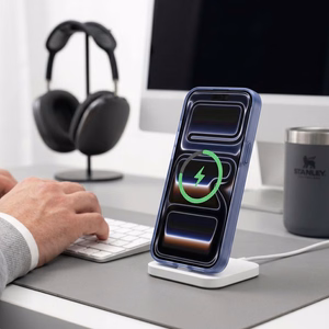 Tech-Protect MagZero MagSafe dėklas, skirtas iPhone 17 Pro / 18 Pro – matinis tamsiai mėlynas