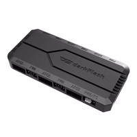 Ventiliatorių valdymo blokas kompiuteriui Darkflash RC2 RGB PWM + nuotolinio valdymo pultelis (juodas)