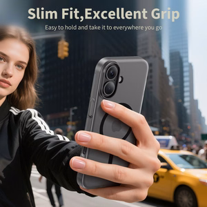 Tech-Protect MagSlim Magnetinis dėklas telefonui iPhone 17 - matinė juoda