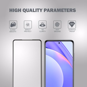 Crong 3D Armor Glass Full Glue 9H grūdintas apsauginis ekrano stiklas, skirtas Xiaomi Mi 10T Lite