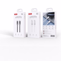 XO kabelis NB-Q282B PD USB-C - USB-C 1,0 m 60 W juodas