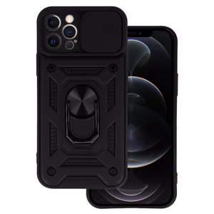 Slide Camera Armor Case for iPhone 12 Pro Black