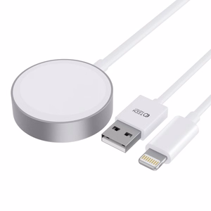 Tech-Protect UltraBoost 2in1 magnetinis įkroviklis su USB-C / Lightning kabeliais Apple Watch 1.5m - baltas