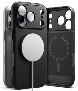 Ringke Onyx MagSafe dėklas iPhone 18 Pro / 17 Pro, juodas