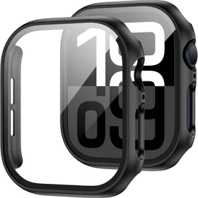 Tech-Protect Defense360 grūdintas stiklas laikrodžiui Apple Watch 10 (42mm) - juodas