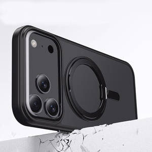 Tech-Protect MagRing Magnetinis dėklas telefonui iPhone 17 Pro Max - Matinis juodas