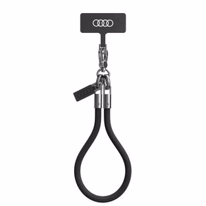 Audi universalus telefono dirželis 28cm 8mm juodas AU-HSL8-R8/D1-BK