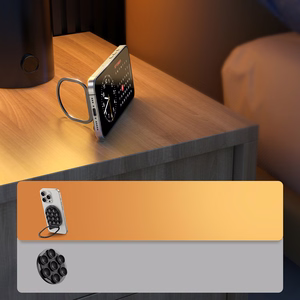 Magnetinis telefono laikiklis su siurbtukais Joyroom JR-ZS418 juodas