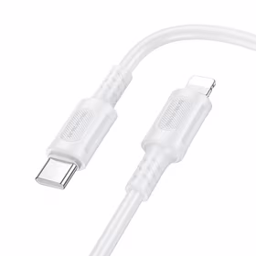 USB kabelis Borofone BX111 USB-C to Lightning 1.0m baltas