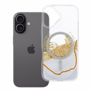 Su MagSafe suderinamas Golden dėklas iPhone 17, baltas
