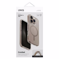 Uniq Combat iPhone 16 Pro 6.3" Magnetinis įkrovimo dėklas auksinis/taupe auksinis
