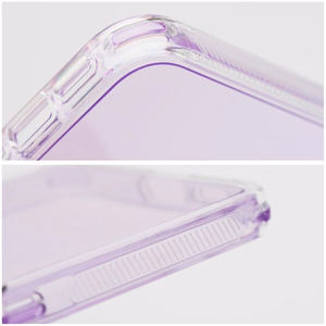 MATRIX CLEAR Dėklas telefonui SAMSUNG S25 Edge šviesiai violetinis
