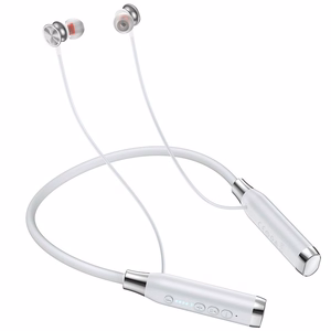 HOCO belaidės ausinės bluetooth kaklo pakaba ES62 pilkos