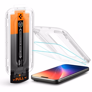 Spigen Glas.TR EZ Fit Pro grūdintas stiklas iPhone 16 Pro Max / 17 Pro Max - skaidrus