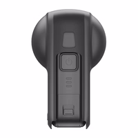 PULUZ silikoninis dėklas su objektyvo dangteliu DJI Osmo 360 (juodas)