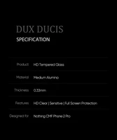 LCD apsauginis stikliukas Dux Ducis 10D Nothing CMF Phone 2 Pro juodas