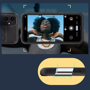 Caseology Parallax dėklas telefonui Samsung Galaxy S23 FE - matinė juoda