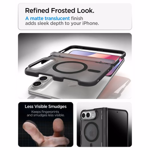 Spigen Ultra Hybrid Pro MagSafe  iPhone Duo dėklas, juodas