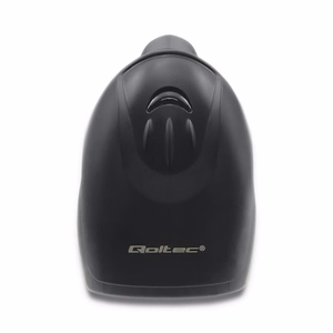 Qoltec 50868 – belaidis lazerinis 1D/2D brūkšninių kodų skaitytuvas, juodas