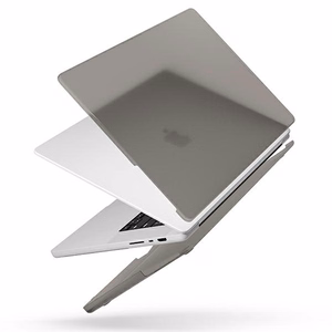 Uniq Claro dėklas MacBook Pro 14'' (2021) - skaidrus-pilkas