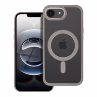 COLOR EDGE MAG COVER magnetinis dėklas telefonui, suderinamas su MagSafe, skirtas IPHONE 16e (SE 4 2025), titano pilkas