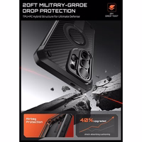 "Supcase Unicorn Beetle Pro Mag MagSafe 2 komplektų dėklas "Samsung Galaxy S26 Ultra" - juodas