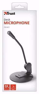 Trust Primo Desk - stalinis mikrofonas kompiuteriui (juodas)