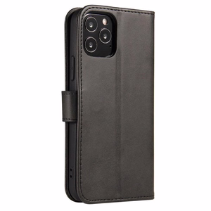 Magnetinis elegantiškas dėklas su atvartu ir stovo funkcija Samsung Galaxy M53 5G juodas