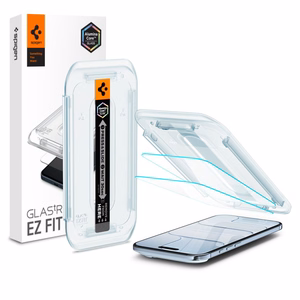 Spigen Glas.TR EZ Fit 2-jų rinkinys grūdintas stiklas iPhone 17 Air - skaidrus