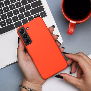 SILICONE dėklas SAMSUNG A37 5G peach