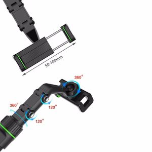 Reguliuojamas išmaniojo telefono laikiklis automobilio galinio vaizdo veidrodėlyje