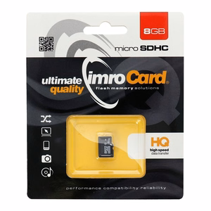 Imro atminties kortelė 8GB microSDHC cl. 4