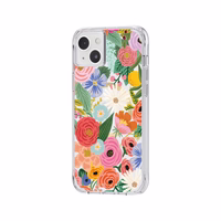 Rifle Paper Clear MagSafe - dėklas iPhone 14 Plus (Garden Party Blush)