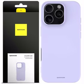Spacecase Dėklas Silicone Case iPhone 16 Pro šviesiai violetinis