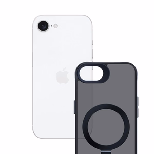 3mk Smoke Dėklas telefonui Mag&Stand Apple iPhone 16E - juodas