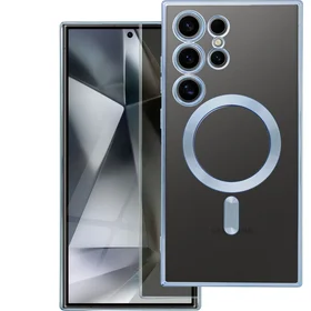 ELECTRO MAG COVER dėklas telefonui suderinamas su MagSafe SAMSUNG S26 Edge mėlynas