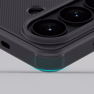 Nillkin Super Frosted Shield Pro Magnetic Dėklas suderinamas su MagSafe for Samsung Galaxy S26+ - juodas