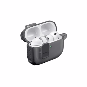 "AmazingThing Titan Pro Mag Case Clear for AirPods Pro 3" - Juodas