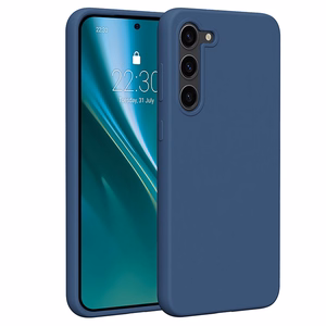 Etteri silikoninis dėklas telefonui Samsung Galaxy S23 Plus tamsiai mėlynas