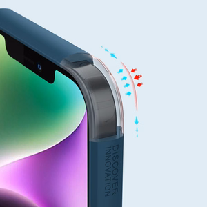 Dėklas Nillkin Super Frosted Shield Pro Magnetic Apple iPhone 14 Plus mėlynas