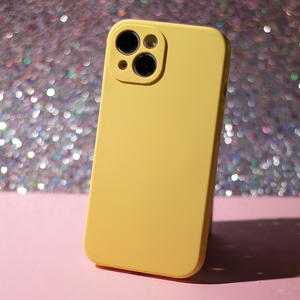 Mag nematomas dėklas telefonui iPhone 12 6,1" pastelinė geltona